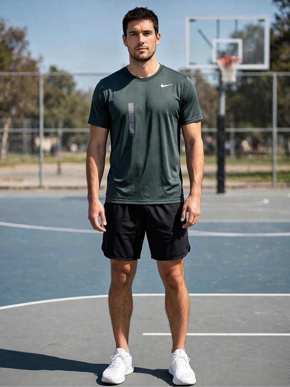 Nike Dri-FIT Short Sleeve Tee in Green Large NWT